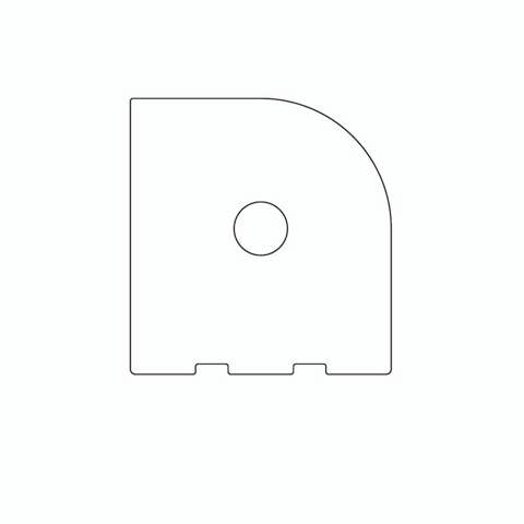 image of Right Angle Pivot Nub